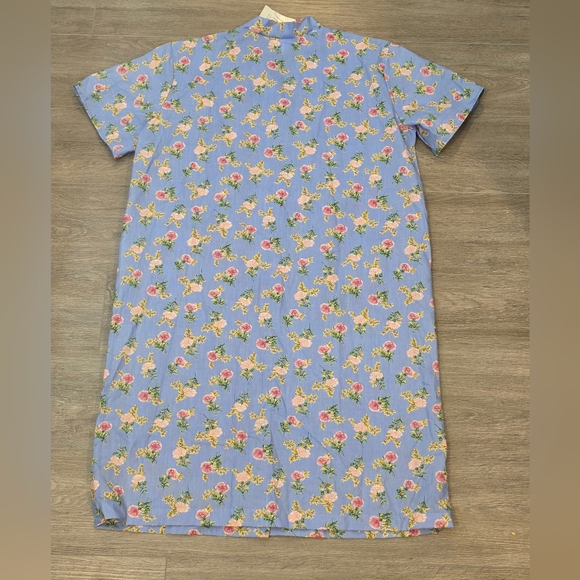 New SEARS House Dress - Nightgown Sleepware Sz 1XL Button Up Pockets NWT - Picture 8 of 9